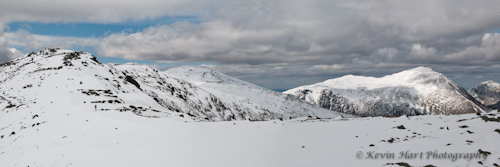 A panorama looking towards Mt. Jefferson.